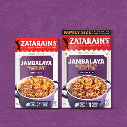 Zatarain's Jambalaya 8 oz – Quick 35 Minute One Pot Dinner for Busy Weeknight Schedules