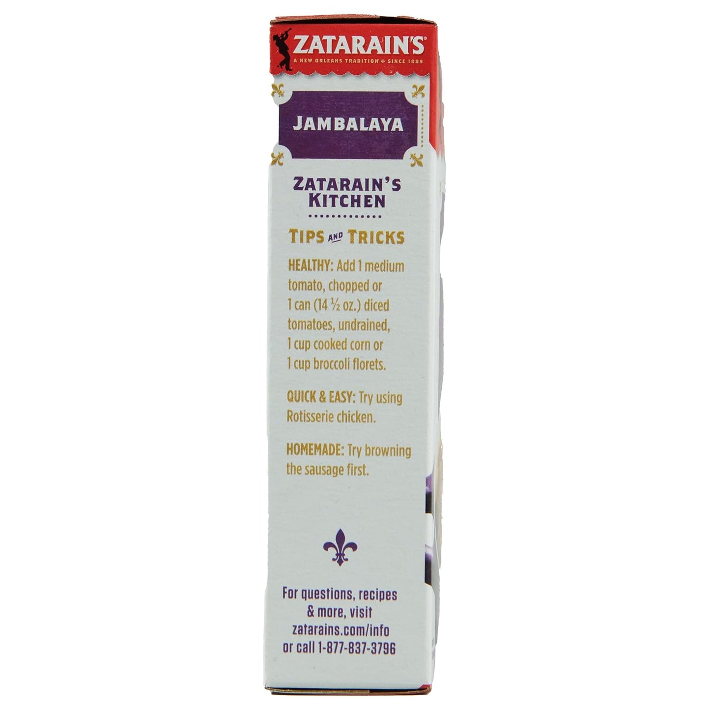 Zatarain's Jambalaya 8 oz – Quick 35 Minute One Pot Dinner for Busy Weeknight Schedules