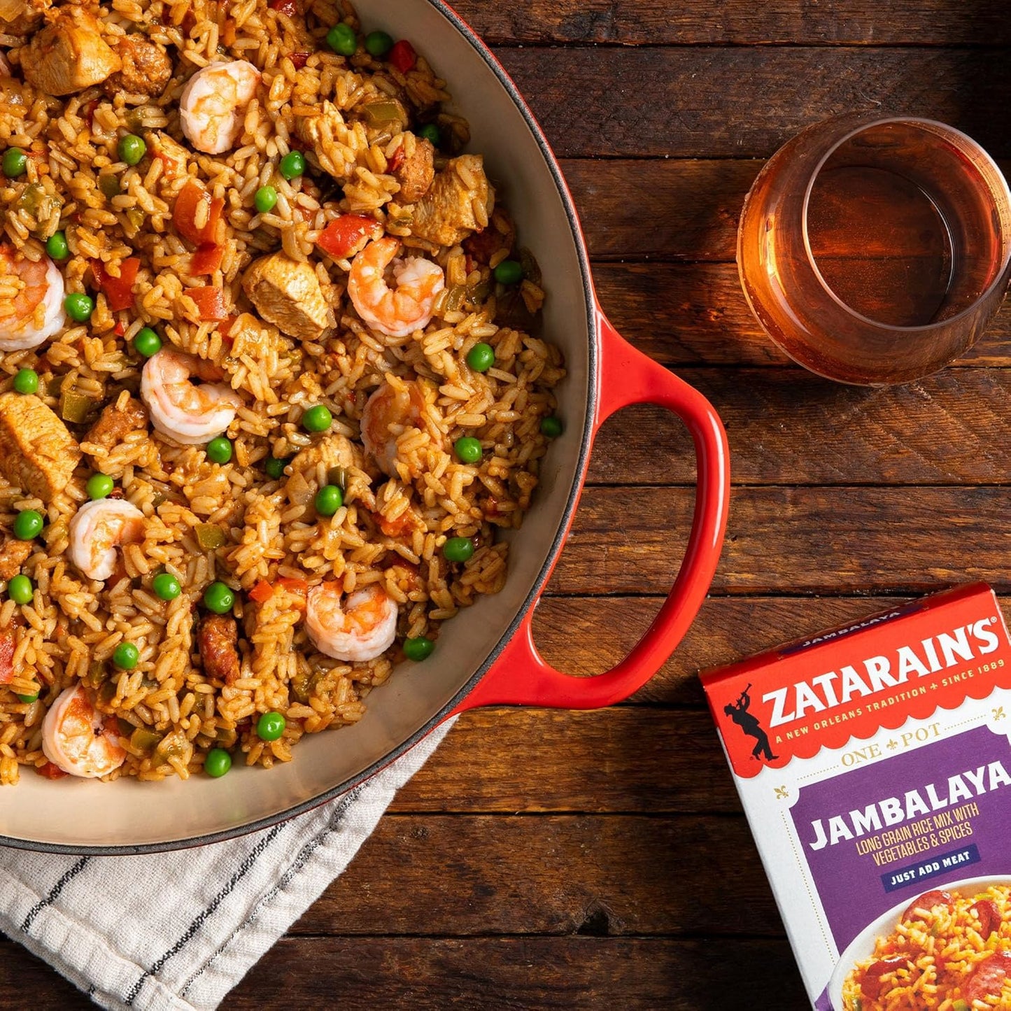 Zatarain's Jambalaya 8 oz – Quick 35 Minute One Pot Dinner for Busy Weeknight Schedules