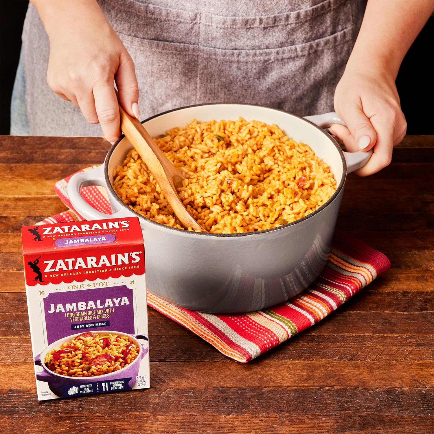 Zatarain's Jambalaya 8 oz – Quick 35 Minute One Pot Dinner for Busy Weeknight Schedules