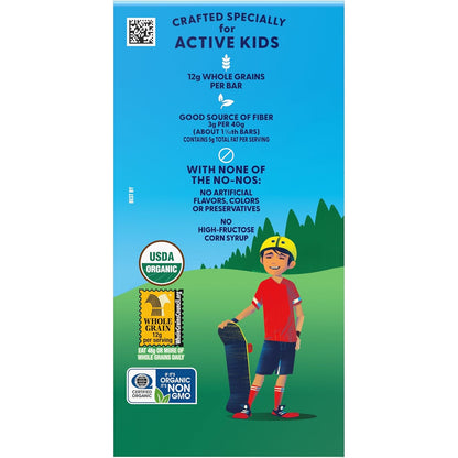 Zbar Soft-Baked Oatmeal Cookie Bars – Hiking Trail and Camping Snack for Active Kids, USDA Organic 24 Count