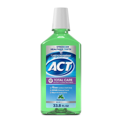 zero alcohol formula that avoids the burning sensation of traditional mouthwashes