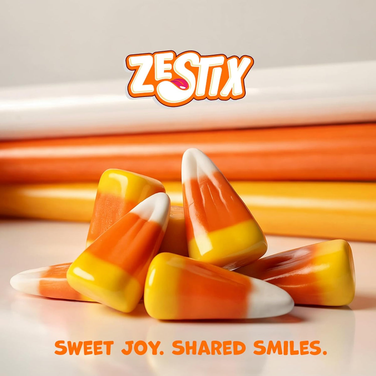 Zestix Candy Corn – 10 oz Portable Bag of Halloween Candy for Porch Bowls, Trunk-or-Treat Events, and Tailgates