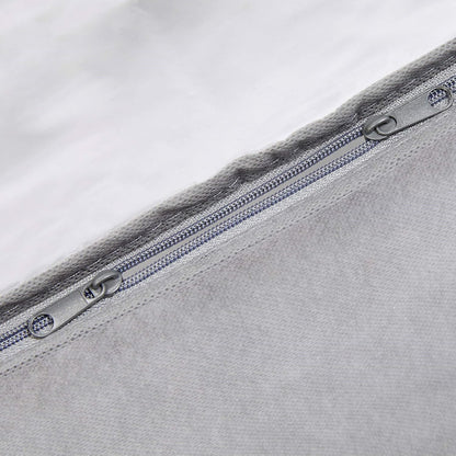 zipper closure for dust and debris protection