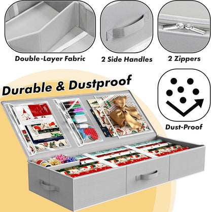 zippered closure with double-layer material for dust and debris protection