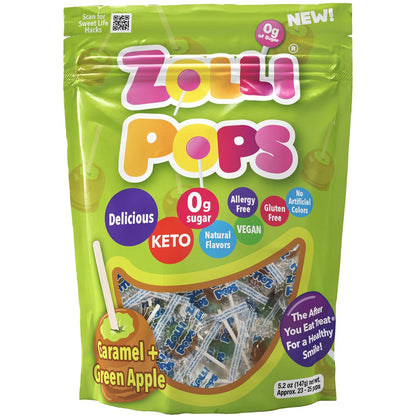 Zollipops Keto and Diabetic Friendly Lollipops – 25-Calorie Sugar-Free Treat for Home Office and On-the-Go Snacking