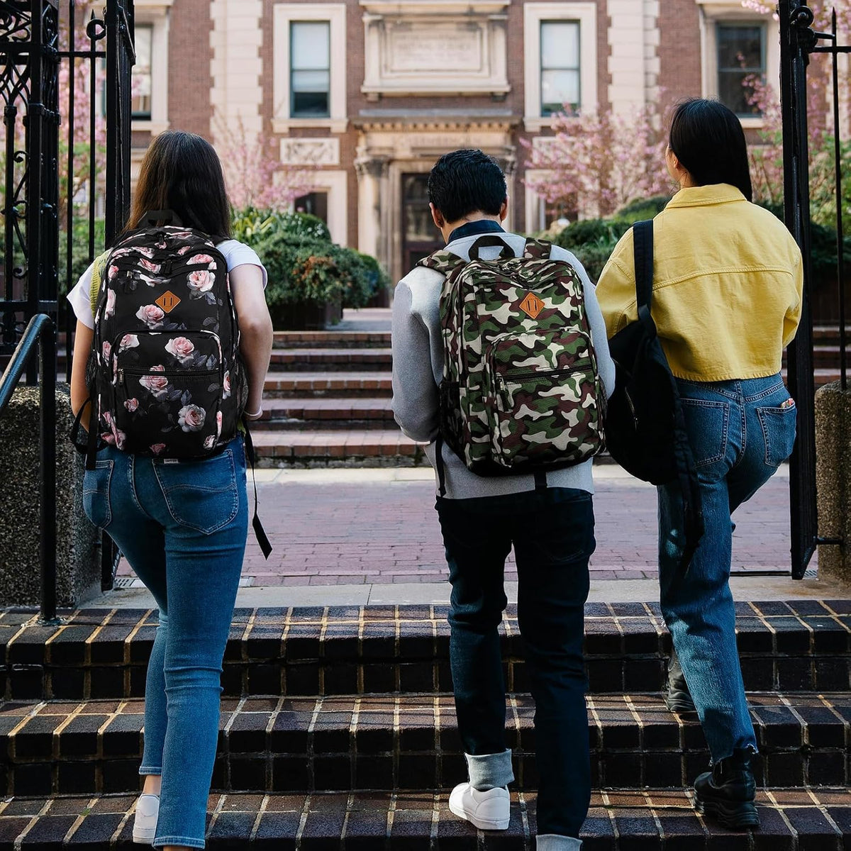 ZORFIN 26L Backpack – Holiday Gift for Him or Her, Galaxy and Camo Patterns Available
