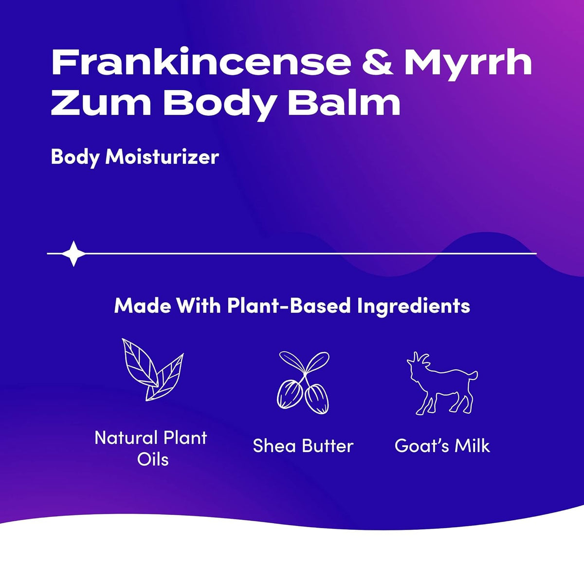 Zum Body Balm Moisturizer – One Tin Replaces Five Products, 2.5 oz Multi-Use Balm for Lip Cuticle Heel and Facial Care