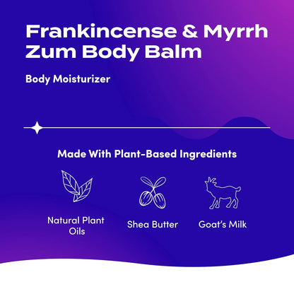 Zum Body Balm Moisturizer – One Tin Replaces Five Products, 2.5 oz Multi-Use Balm for Lip Cuticle Heel and Facial Care