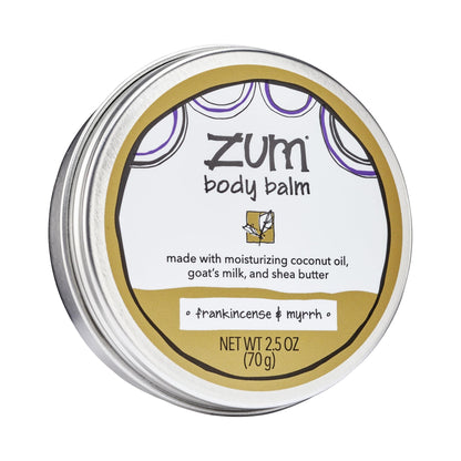 Zum Indigo Wild Body Balm - Body Moisturizer for Women &amp;amp; Men - Includes Goat&amp;#39;s Milk, Shea Butter &amp;amp; More - Natural Skin Moisturizer - Frankincense &amp;amp; Myrrh - 2.5 oz